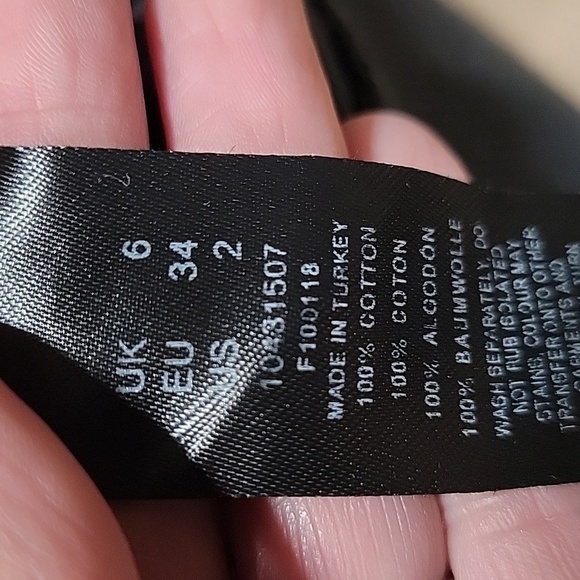 ASOS DESIGN Size 2 Oversized Sweatshirt in Charcoal with Tie-Dye Stripe - Picture 11 of 11